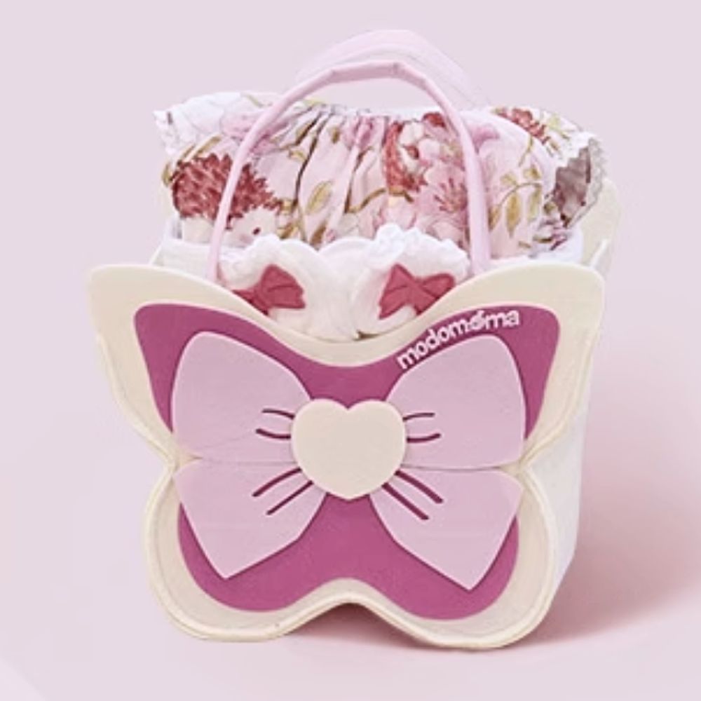 Exquisite Butterfly Baby Girl Newborn Hamper Gift Bag 3-6 Months