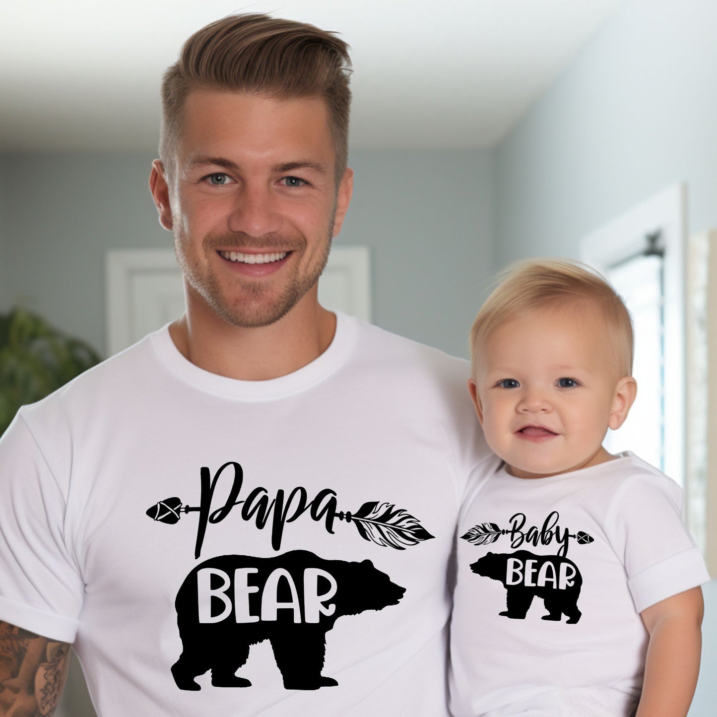 Father's Day Special - Matching Papa Bear & Baby Bear Outfits