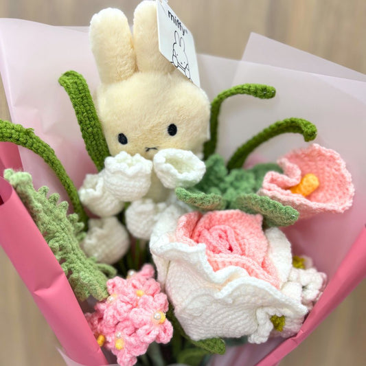 Flower Crochet Symphony Bouquet with Miffy