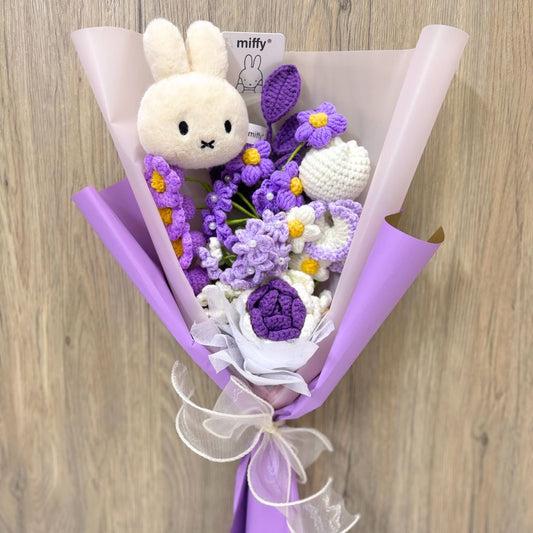 Flower Crochet Symphony Bouquet with Miffy