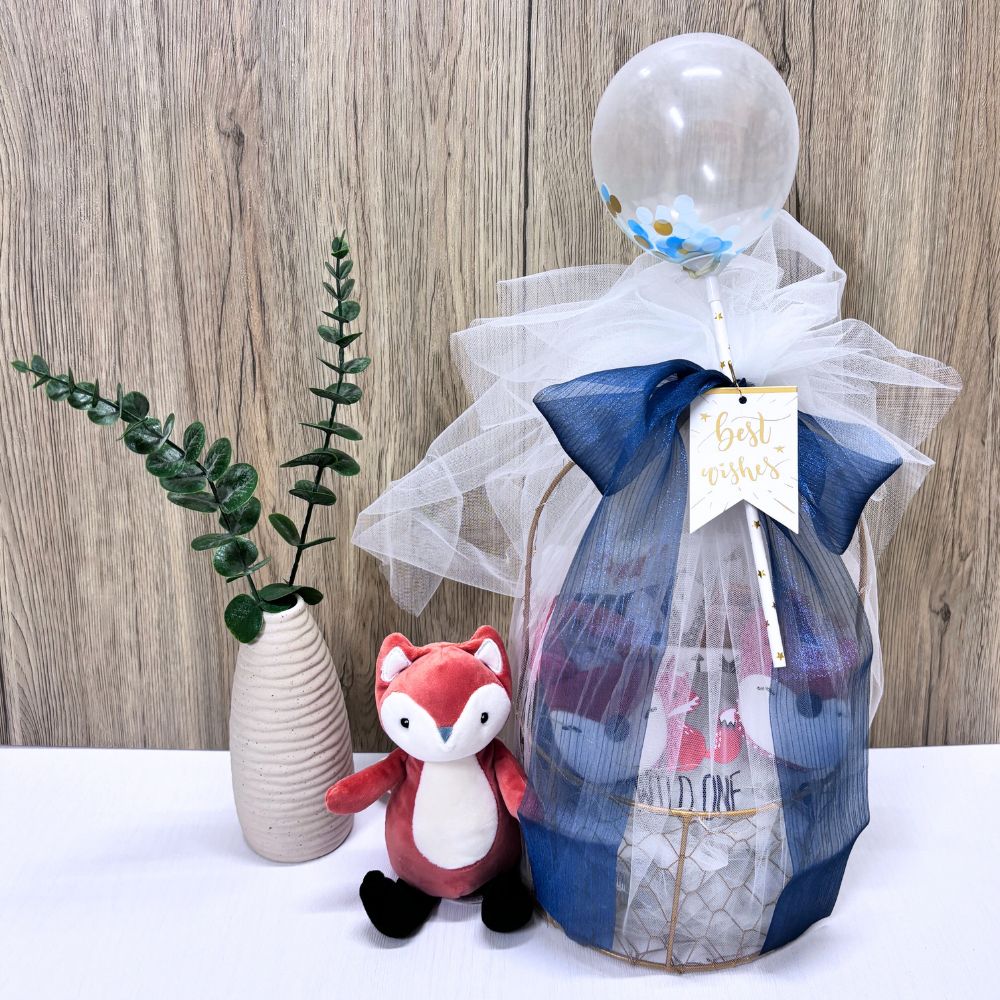 Fox-tastic Baby Hamper Gift Basket