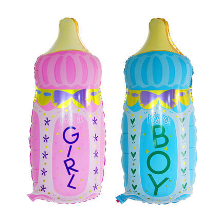 It's A Boy Milk Bottle Helium Balloon - 35 x 65 cm