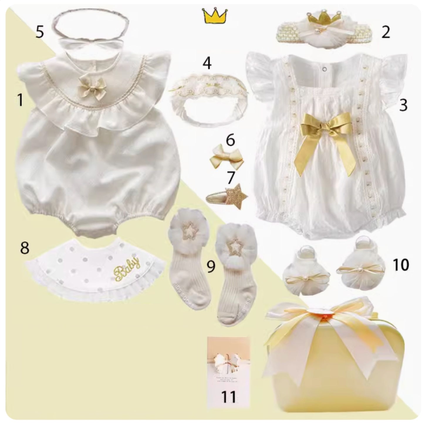 Golden Beginnings Baby Girl Gift Set 6-12 Months