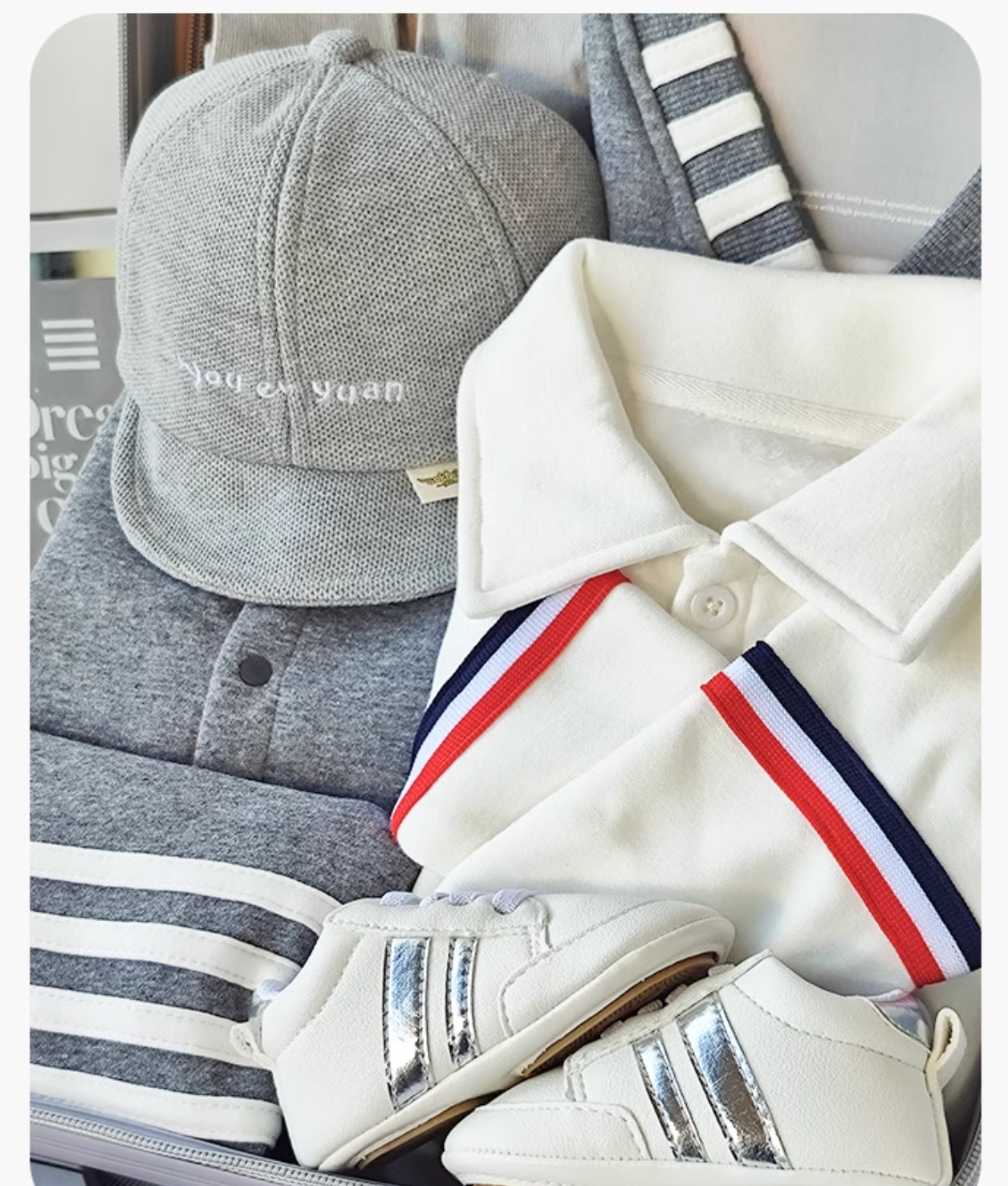 Dapper Boy Baby Gift Luggage Set 3-6 Months