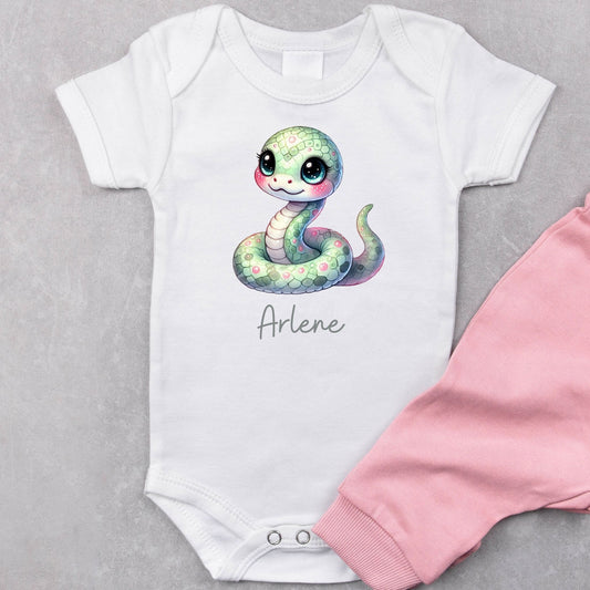 Hiss & Bliss: Personalized Baby Romper