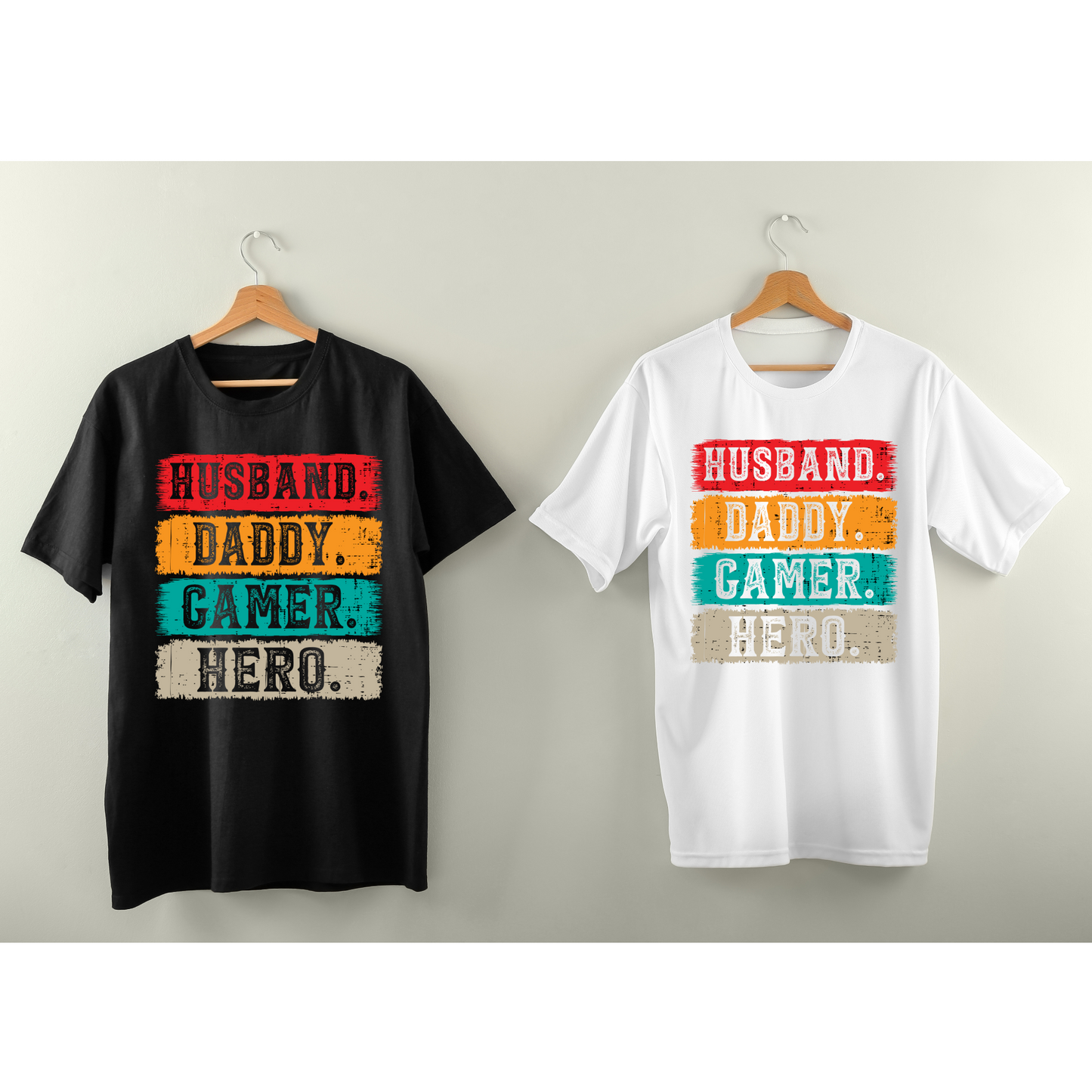 Husband, Daddy, Gamer, Hero: The Ultimate Dad T Shirt