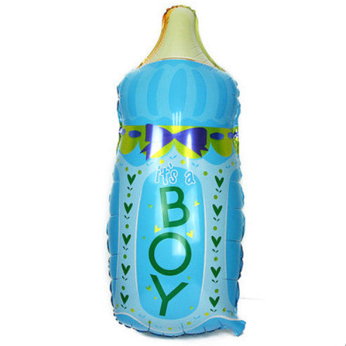 It's A Boy Milk Bottle Helium Balloon - 35 x 65 cm