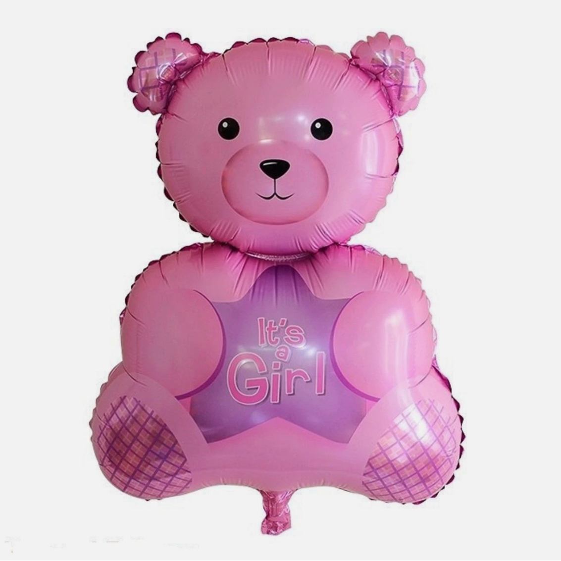 It's A Girl Teddy Bear Helium Balloon - 48 x 60 cm