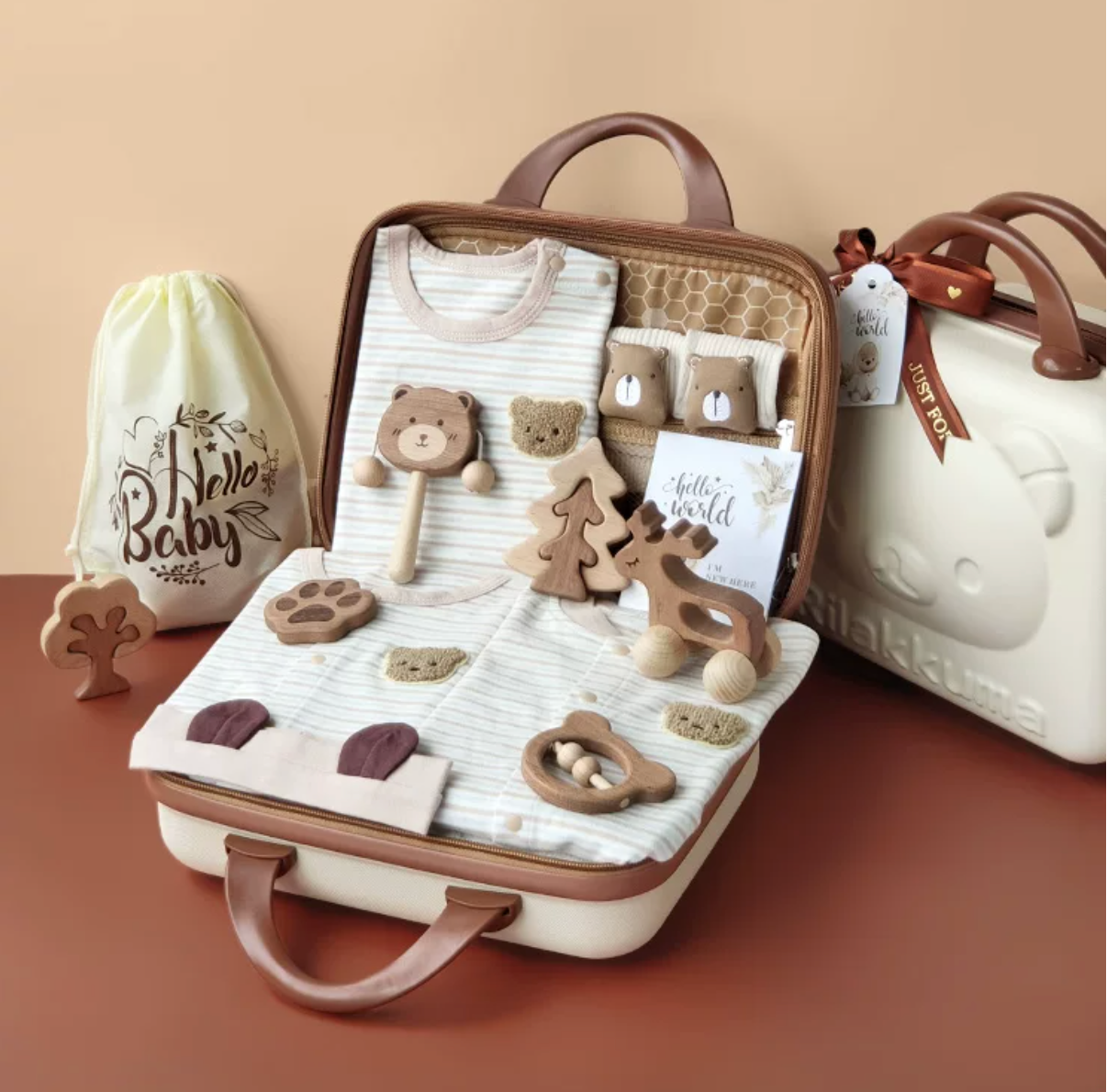 Little Bear Cub Baby 1st Birthday Gift Luggage Set 12-18 months