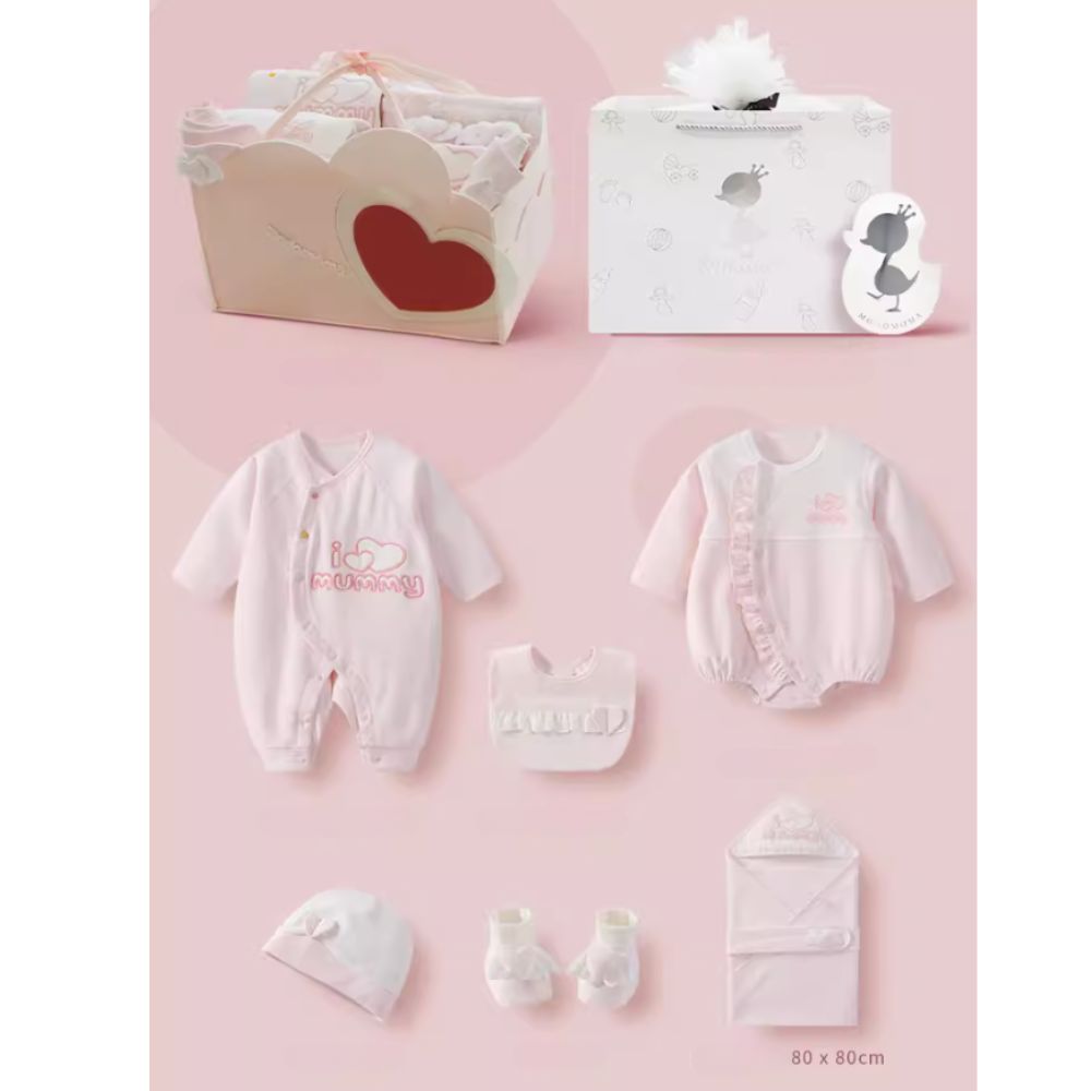 Little Pink Love Girl Baby Hamper Bag Newborn Gifts Singapore 3-6 Months