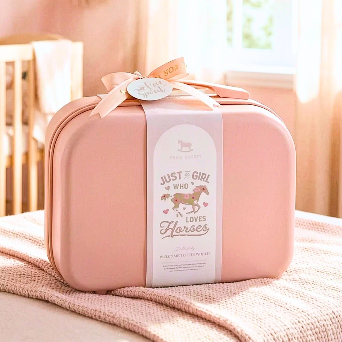 Little Horse Baby Gift Luggage Set - Best Baby Gift Singapore (3-6 Months) 🐴