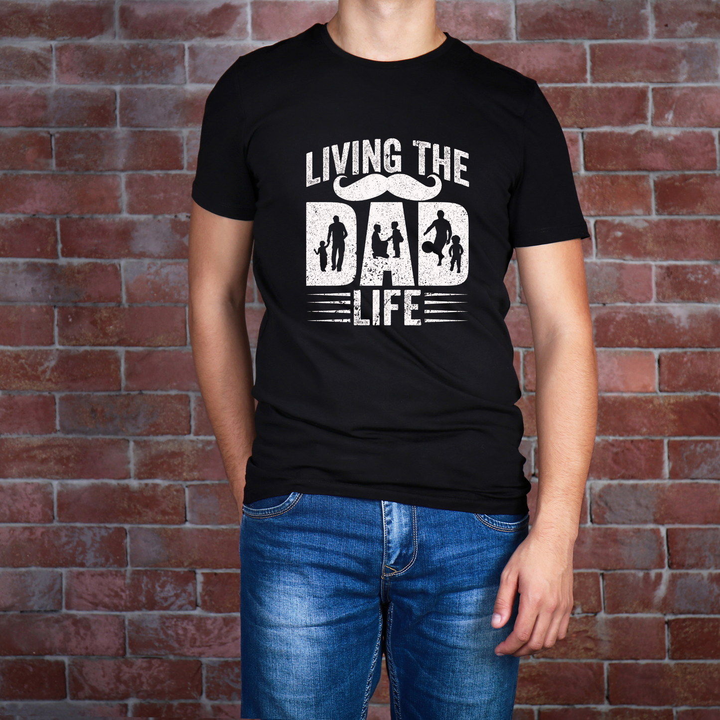 "Living the Dad Life" Dad Shirt