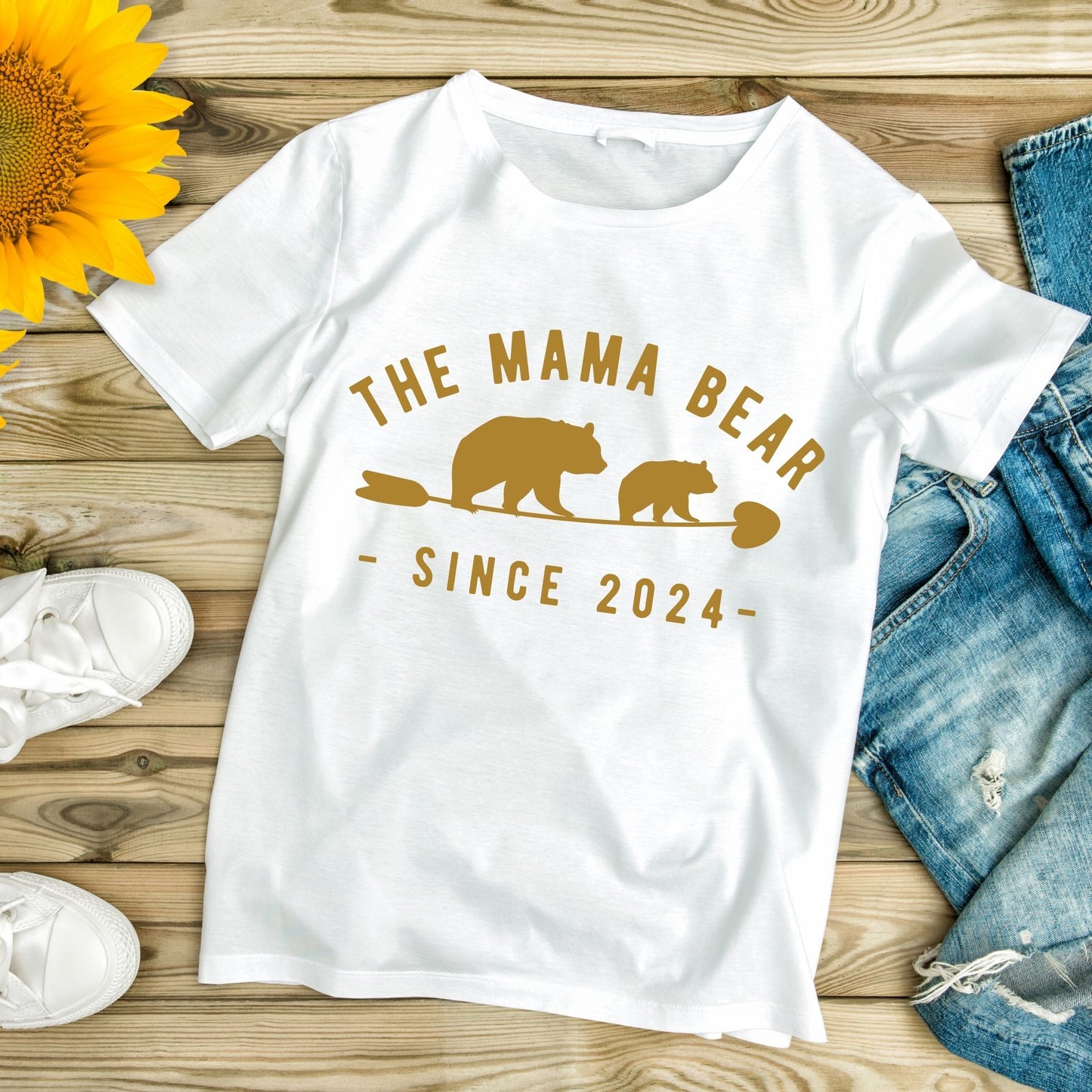 Mama Bear Est. 2024 Mommy Shirt