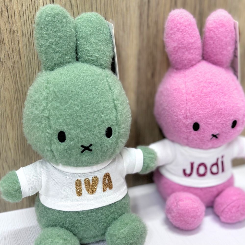 Personalized ECO Miffy Bunny Soft Toy (23cm,2 Colors)