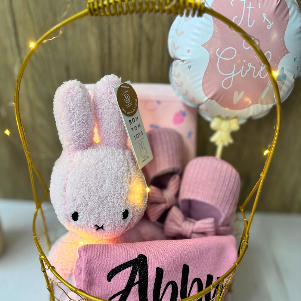 Miffy Personalized Baby Gift Hamper Basket