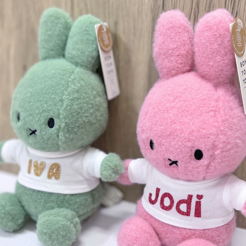 Personalized ECO Miffy Bunny Soft Toy (23cm,2 Colors)