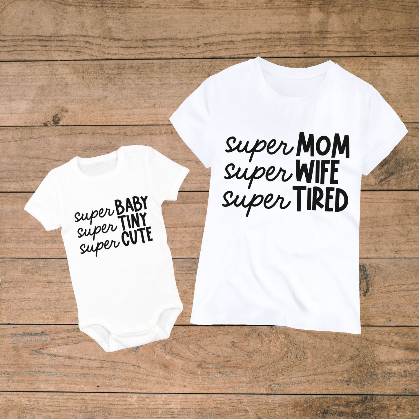 Super Mom, Super Tired (But Super Cute Together!): Matching Mom & Baby Outfit