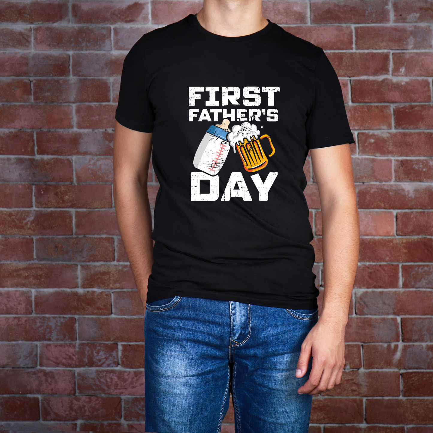 My First Father's Day: Daddy T Shirt