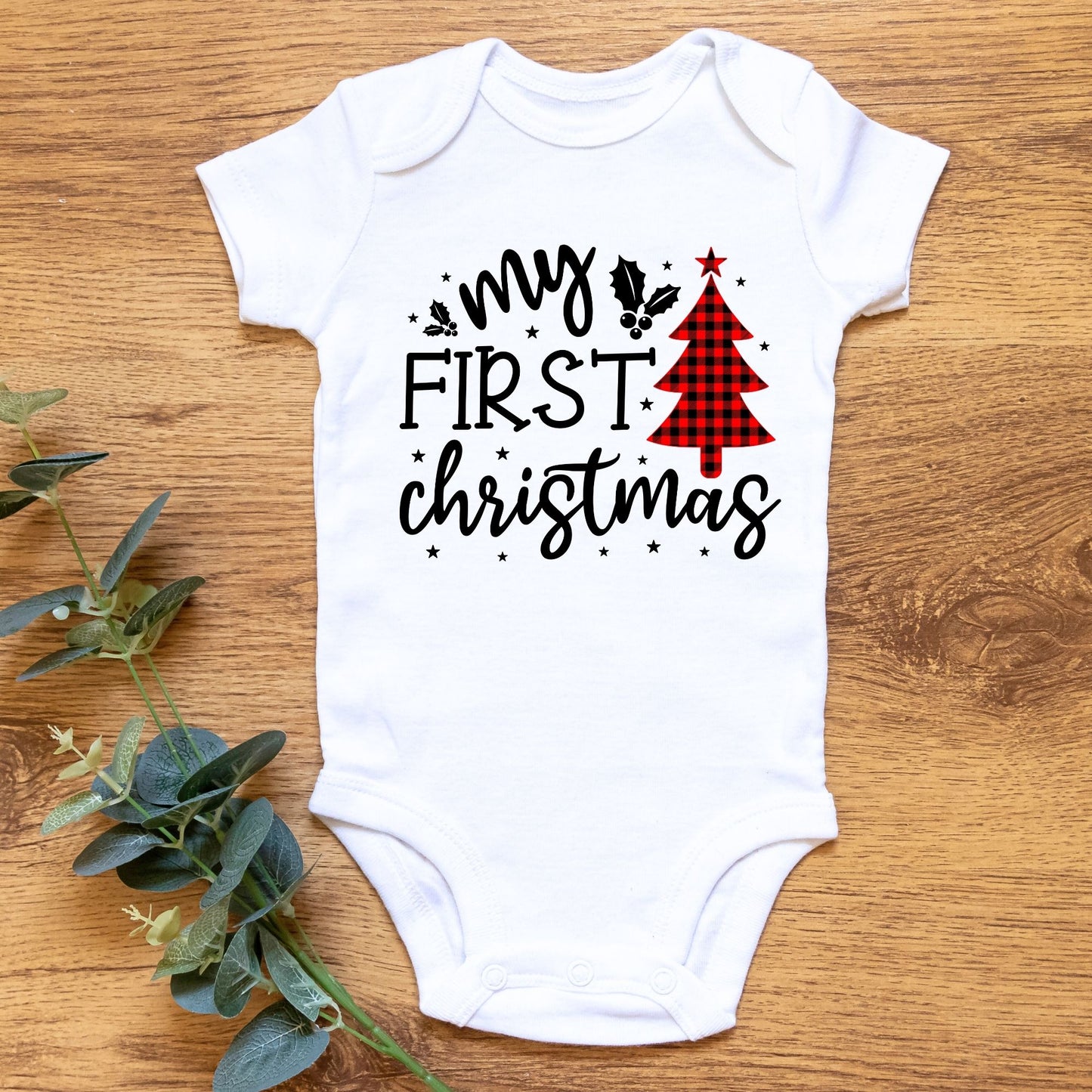 My First Christmas Baby Onesie B