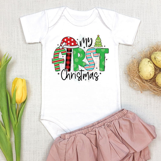 My First Christmas Baby Onesie