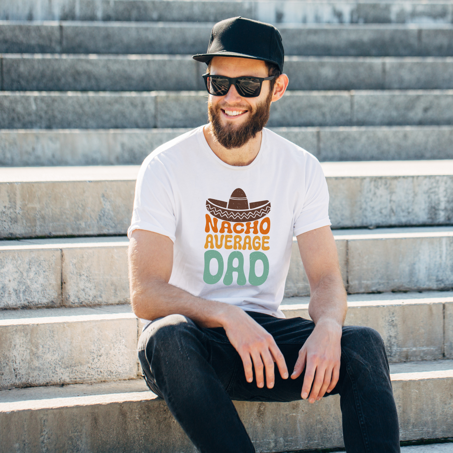 Nacho Average Dad Tee Shirt