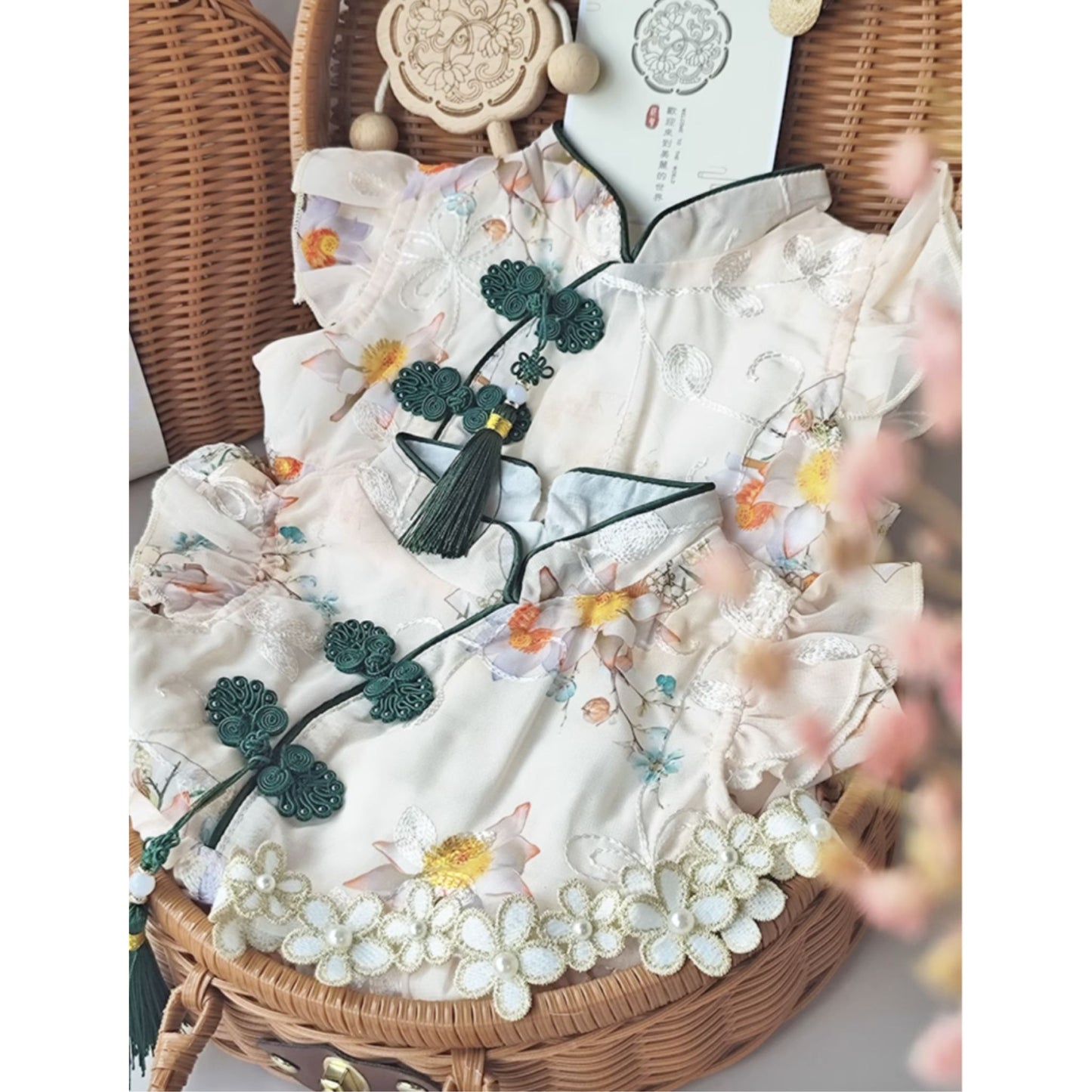 Oriental Charm Baby Girl Birthday Gift Set 12-18 Months