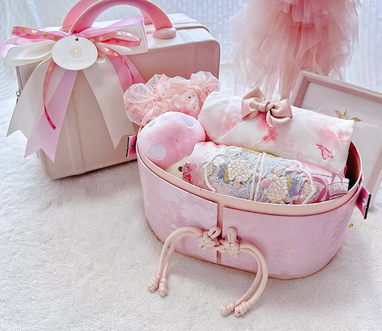 Oriental Chic Baby Girl Gift Set 3-6 Months