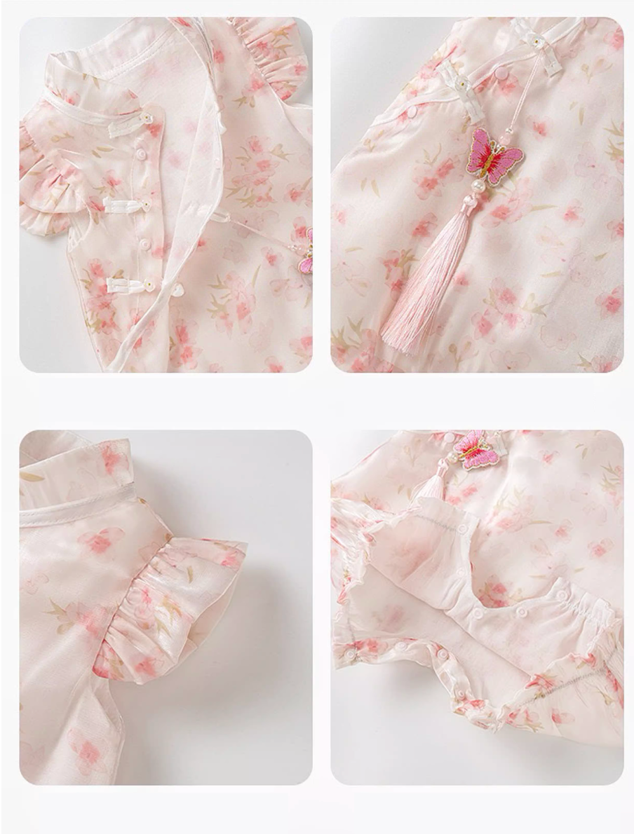 Oriental Chic Baby Girl Gift Set 3-6 Months