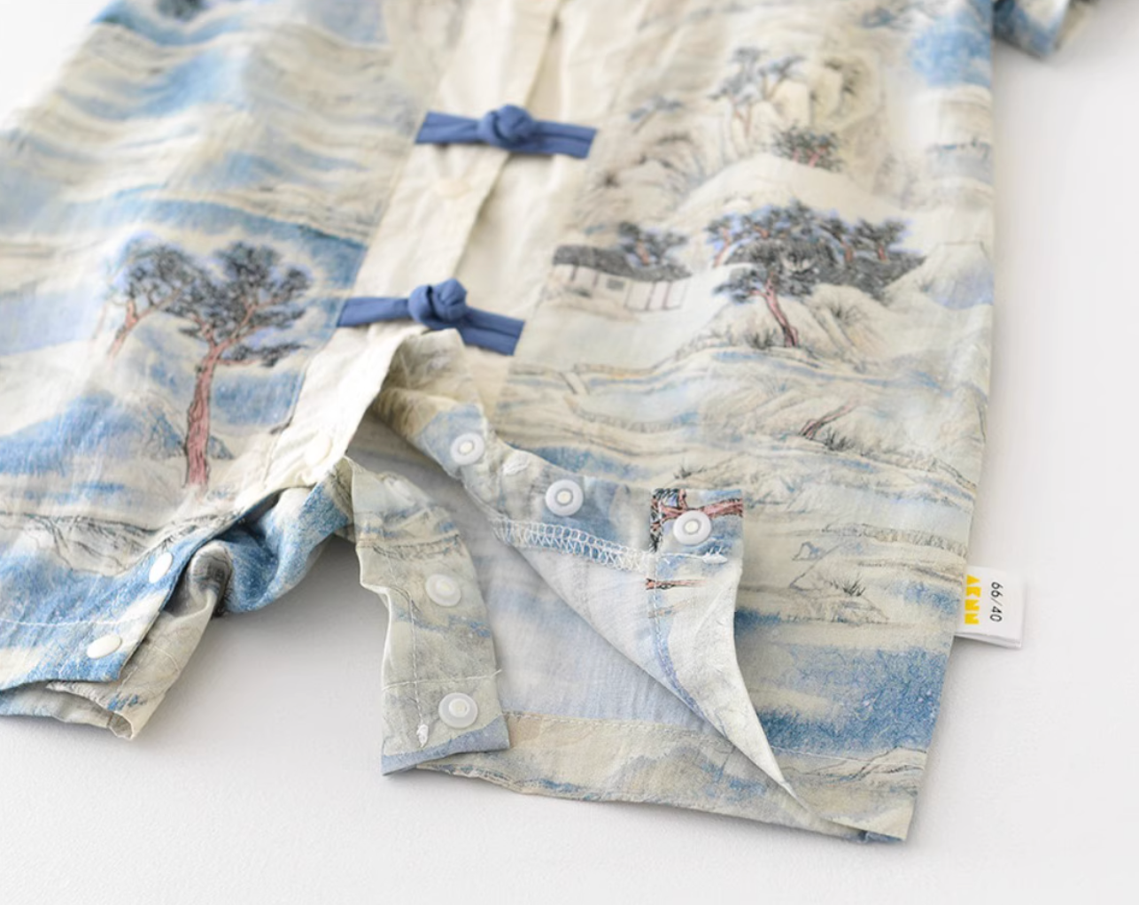 Oriental Blue Chic Baby Boy Gift Set 3-6 Months