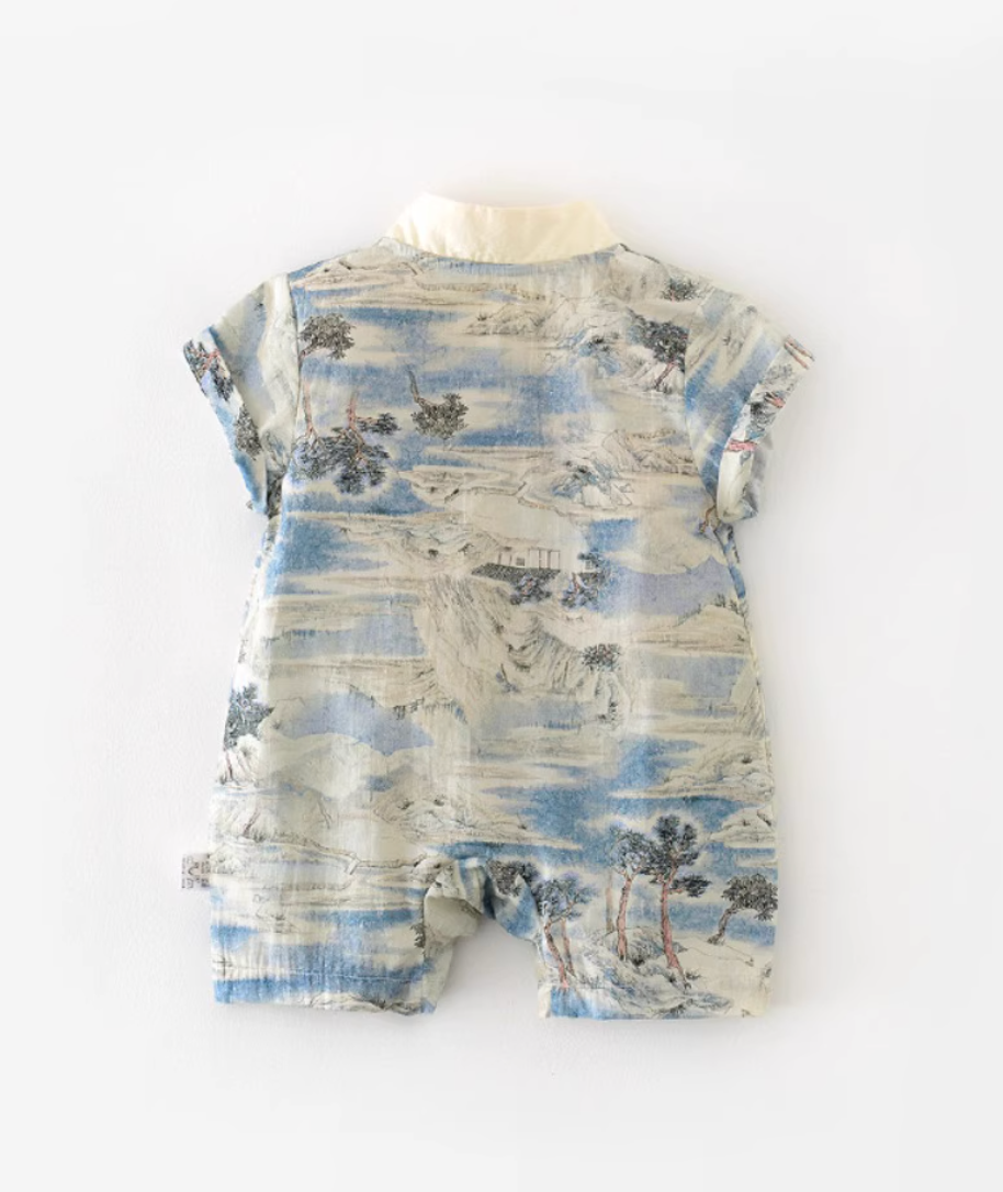 Oriental Blue Chic Baby Boy Gift Set 3-6 Months