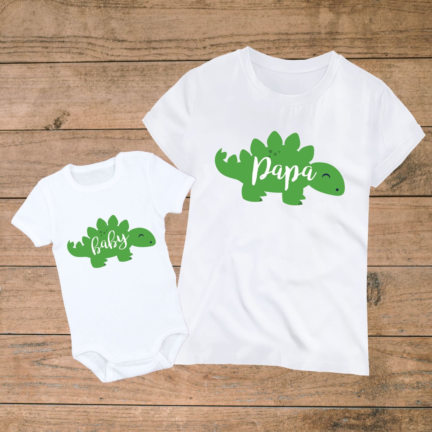 Papa & Baby Dinosaur - Matching Daddy and Baby Outfits