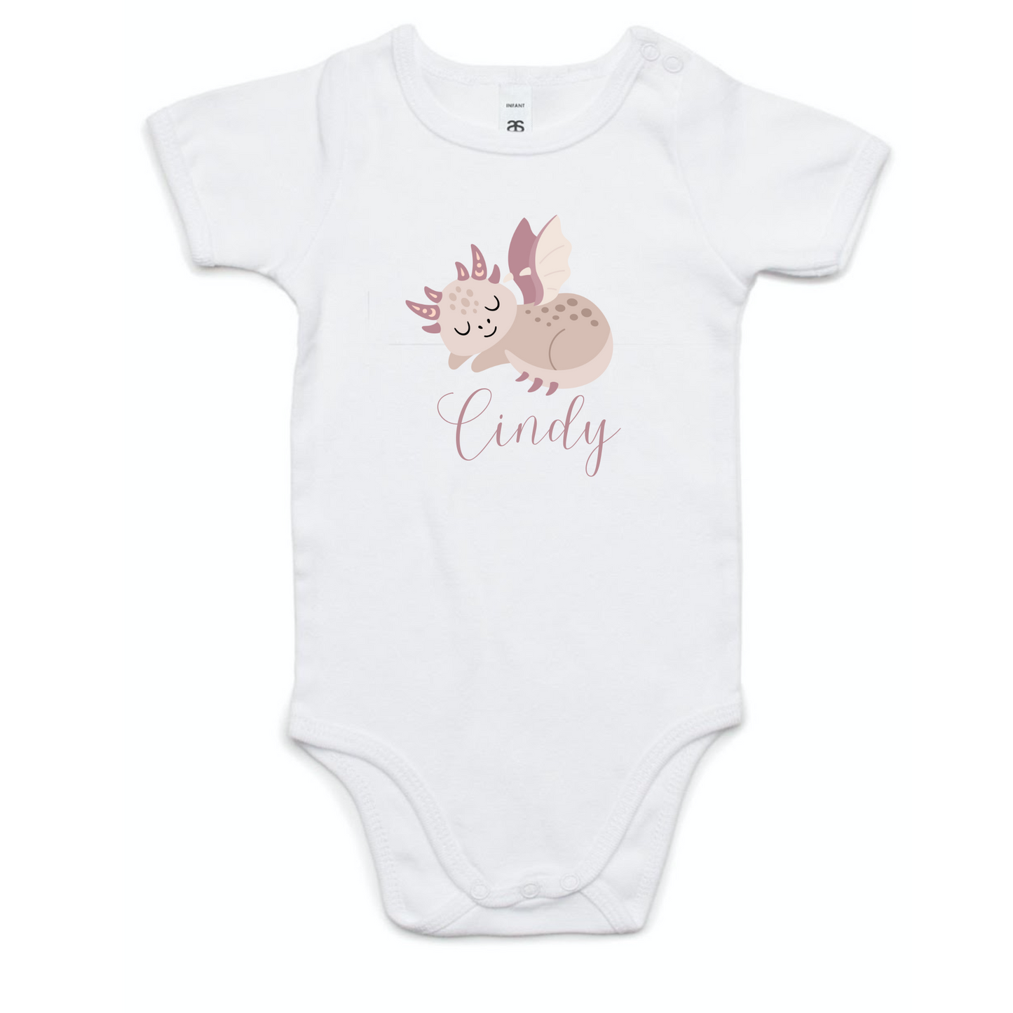 Personalized Dragon Baby Onesie