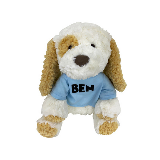 Personalized Gund Dog Plush with Name (10")