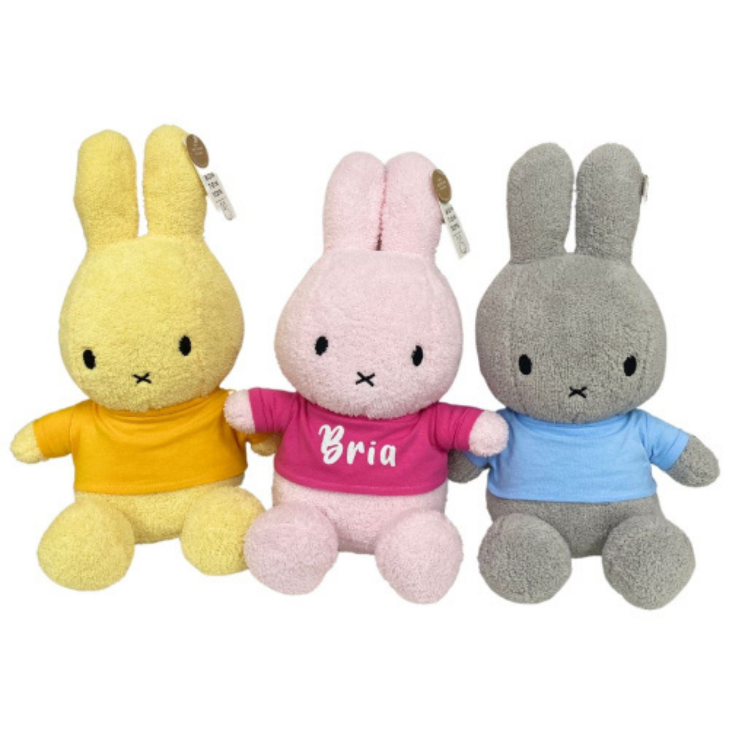 Personalized Miffy Soft Toy with Name - 4 Colors (33cm)