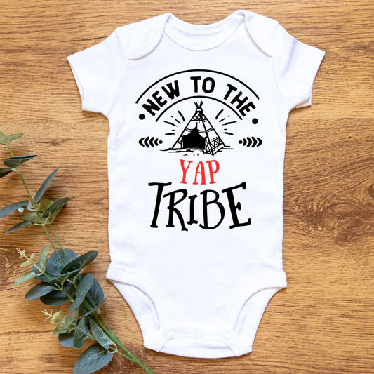 Personalized Name "New To The Tribe" Baby Romper