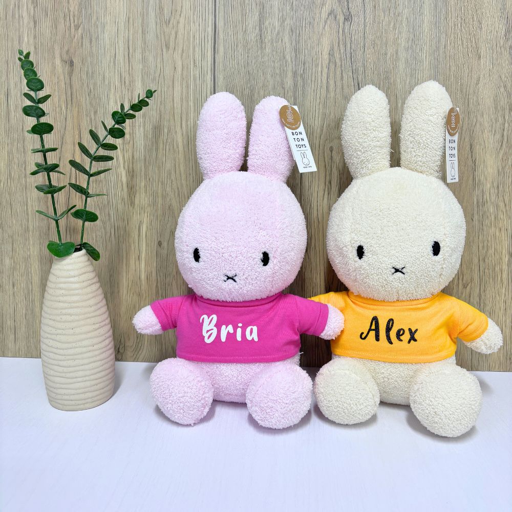 Personalized 100% Authentic IBTT Miffy Soft Toy with Name - 2 Colors (33cm)