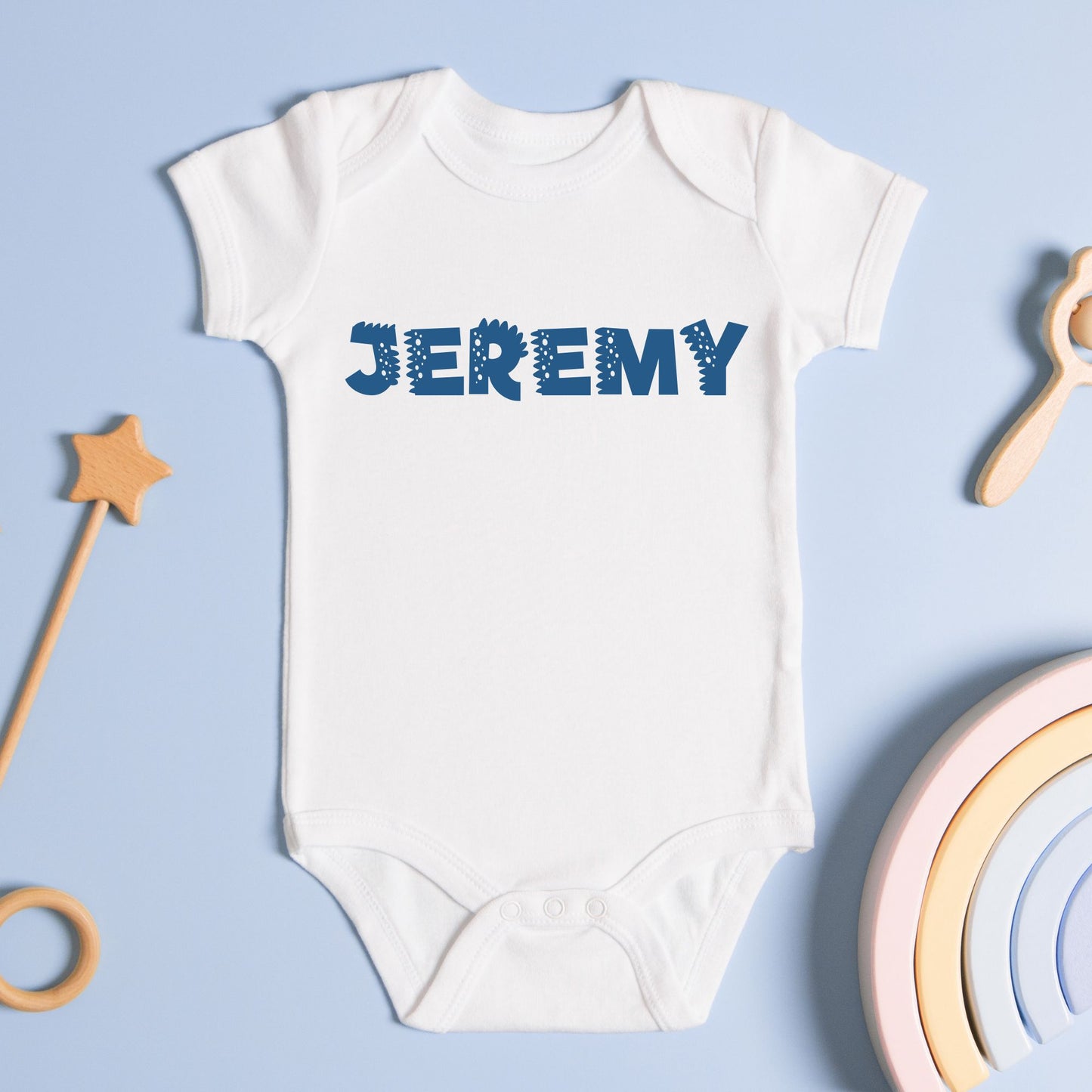 Personalized Name "Dino Playtime" Baby Romper