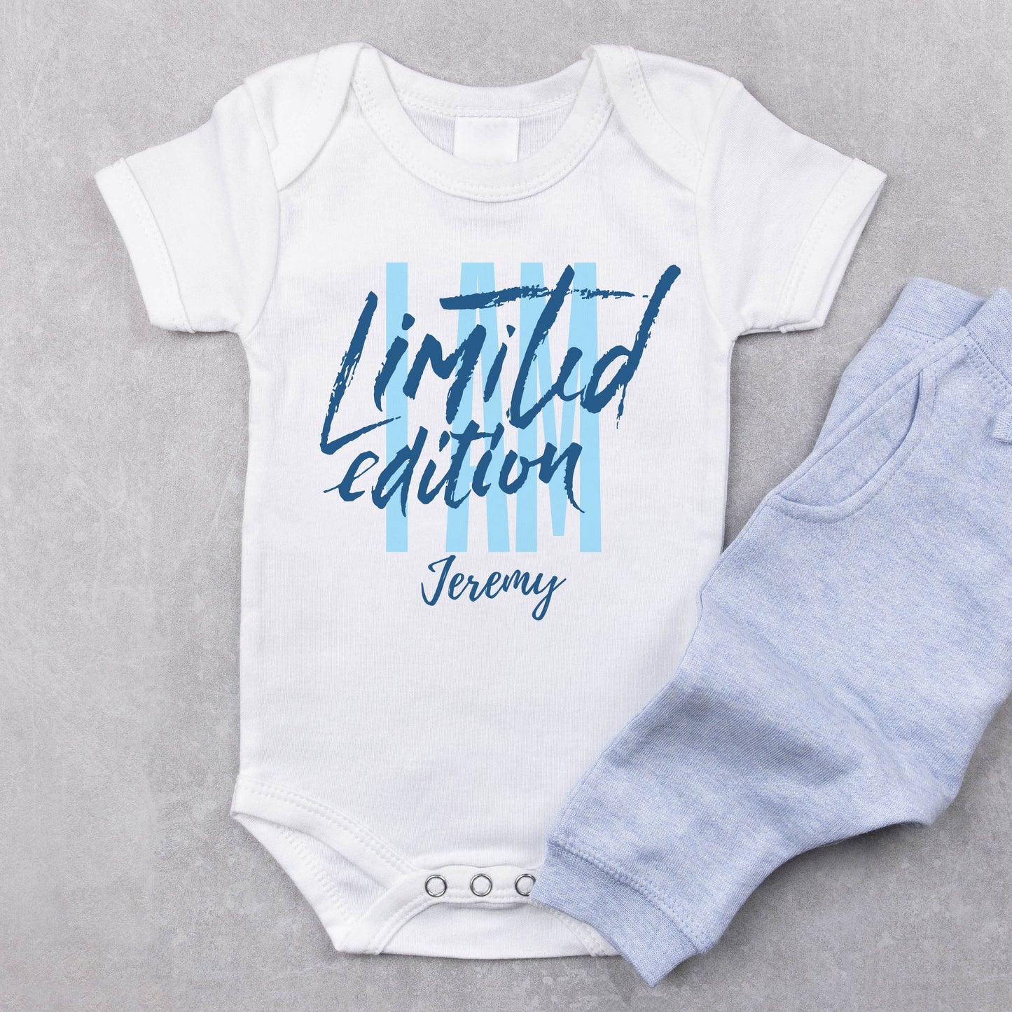 Personalized Name "Limited Edition" Baby Romper