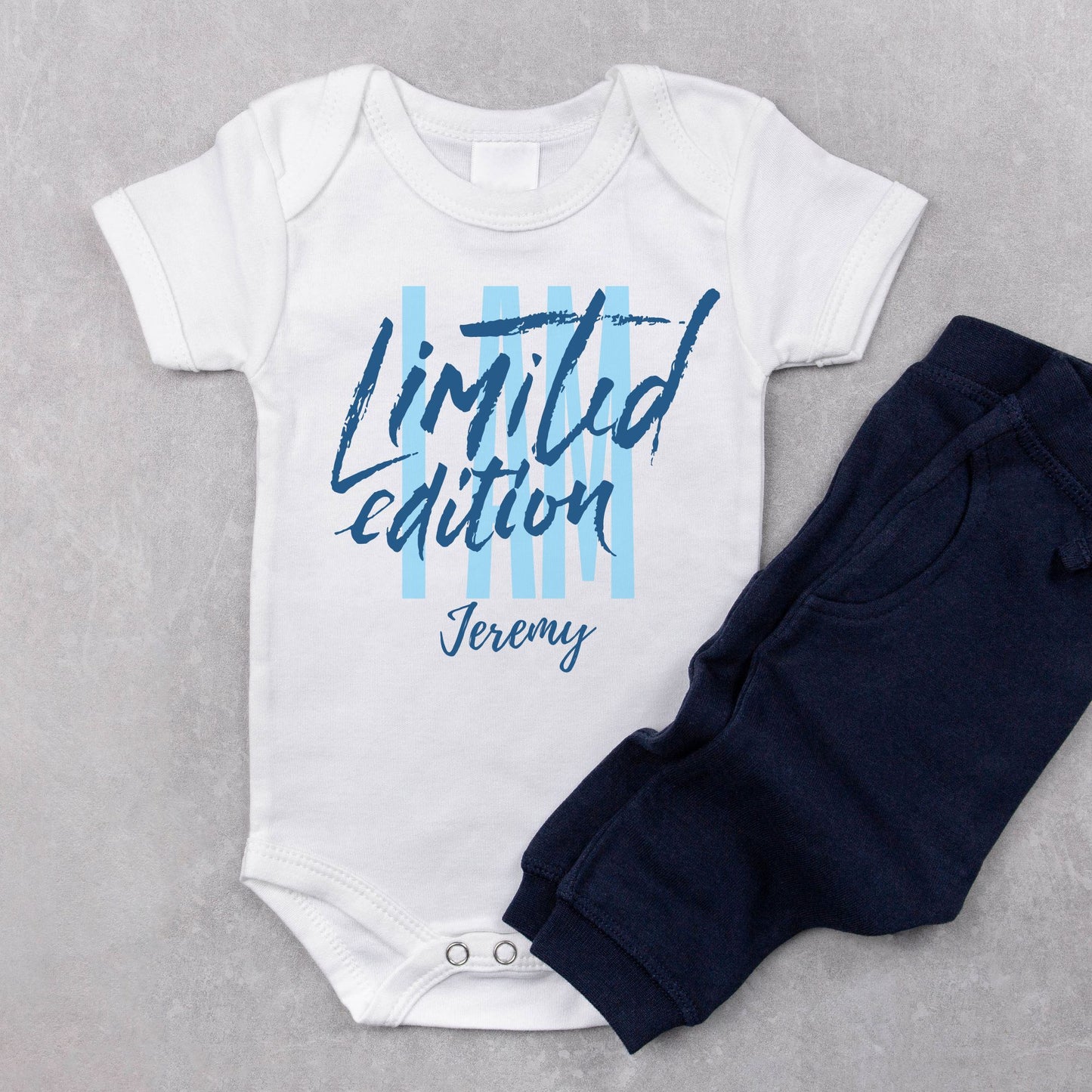 Personalized Name "Limited Edition" Baby Romper