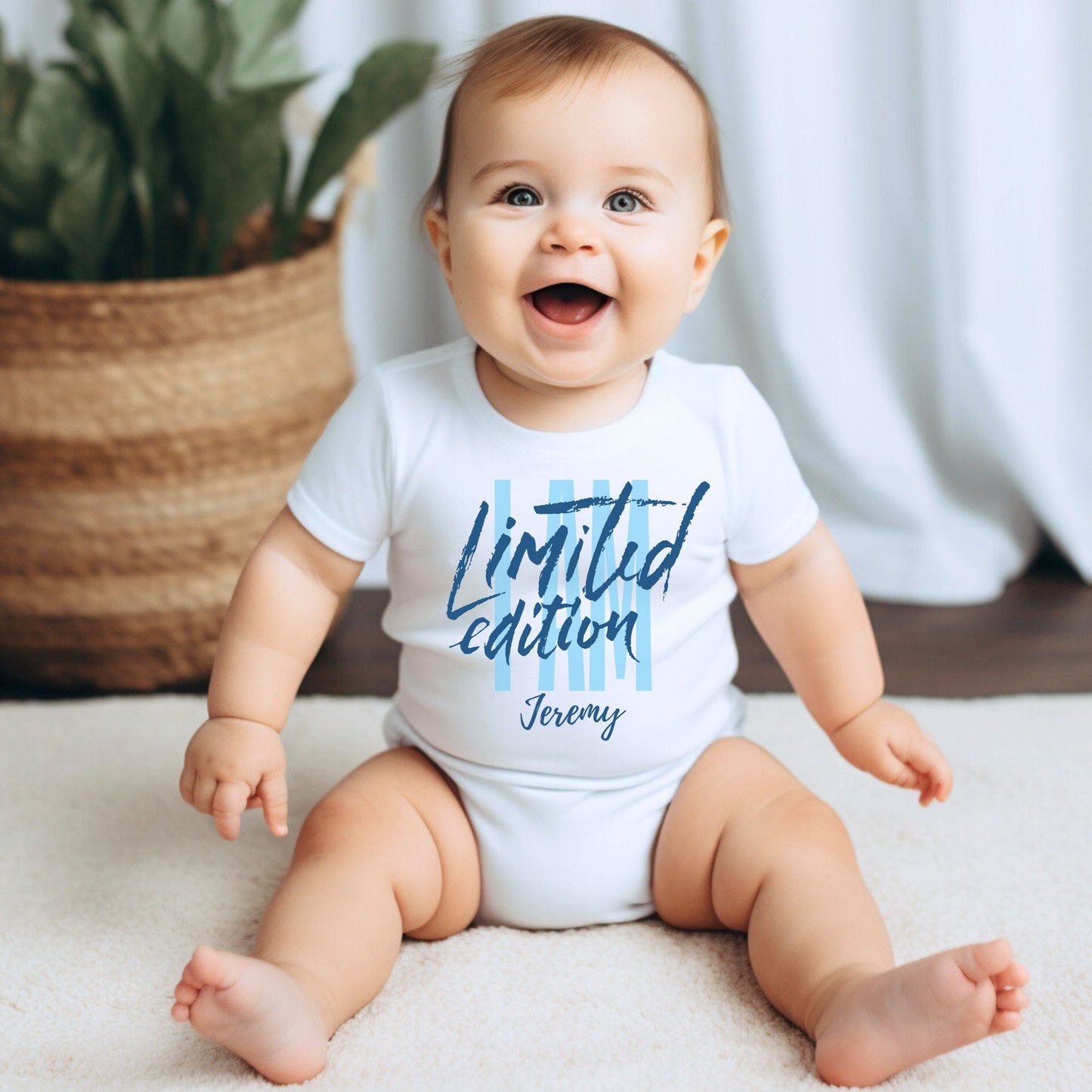 Personalized Name "Limited Edition" Baby Romper