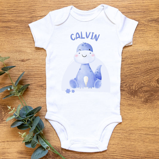 Personalized Name "Roaring Cute" Baby Romper