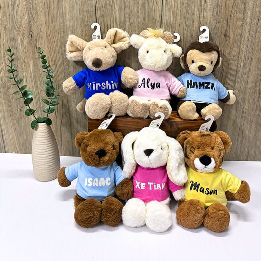 Wild Ones: Personalized Name WWF Cub Club Safari Animal Soft Toy - 29cm