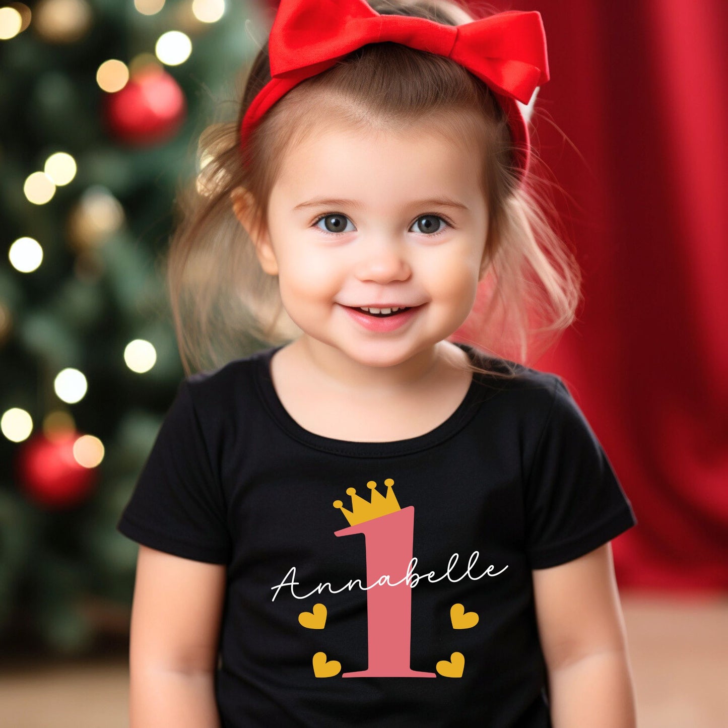 Personalized "1" Birthday Baby Romper / T-Shirt