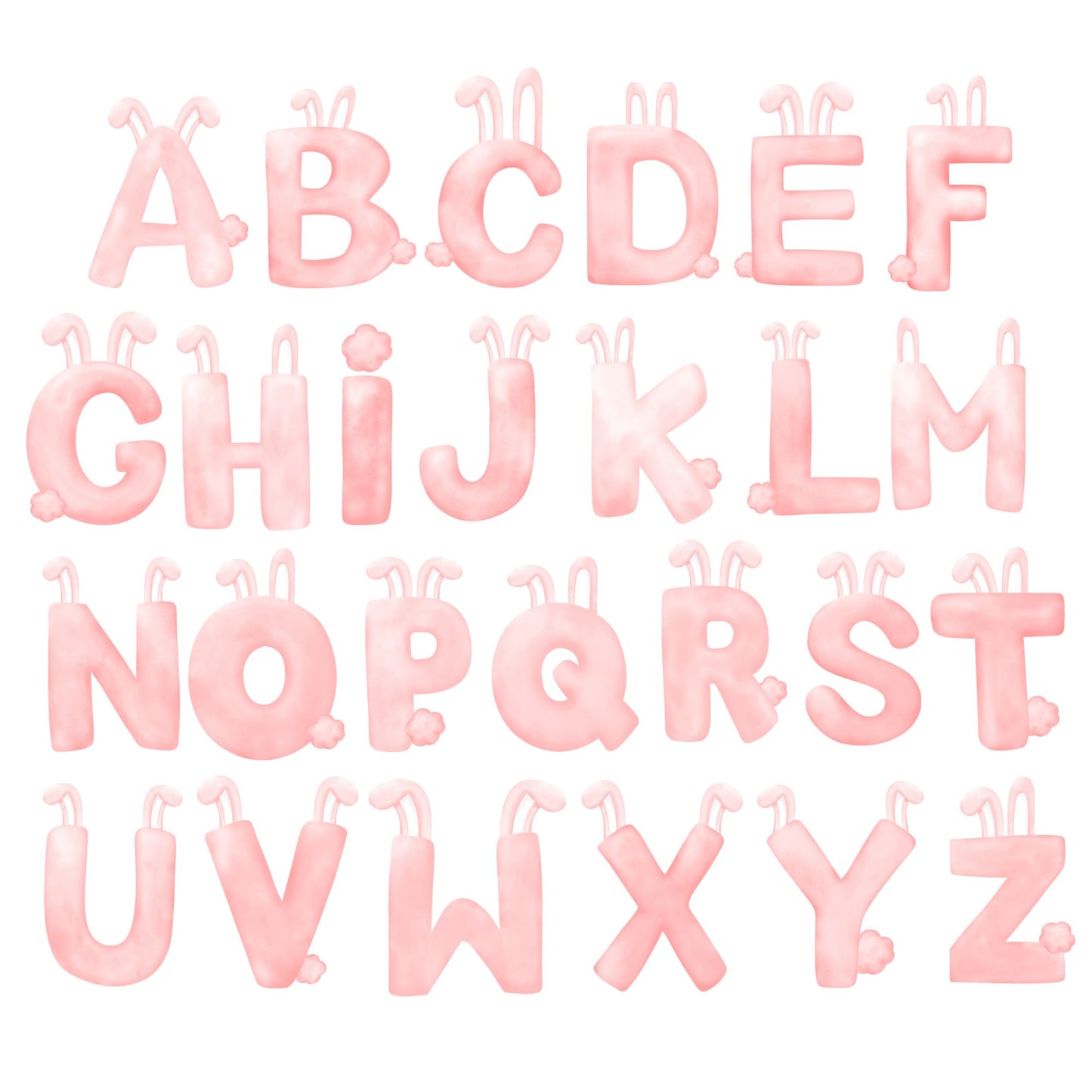 Personalized "Alphabet Rabbit" Baby Romper