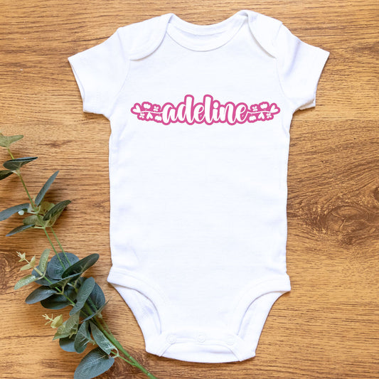 Personalized "Color Splash" Baby Romper / Baby Tees
