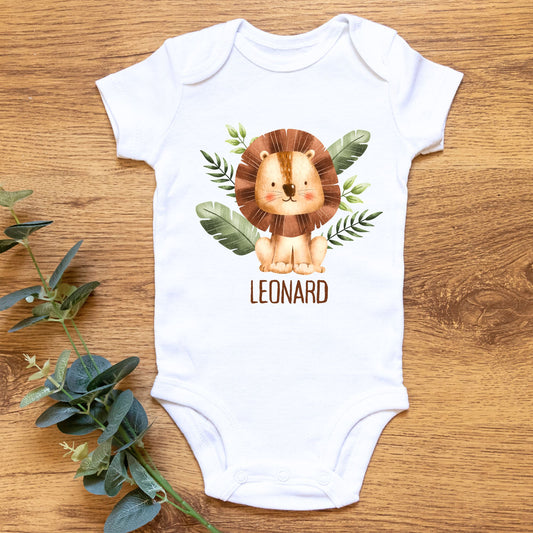 Personalized "Jungle Safari" Baby Romper