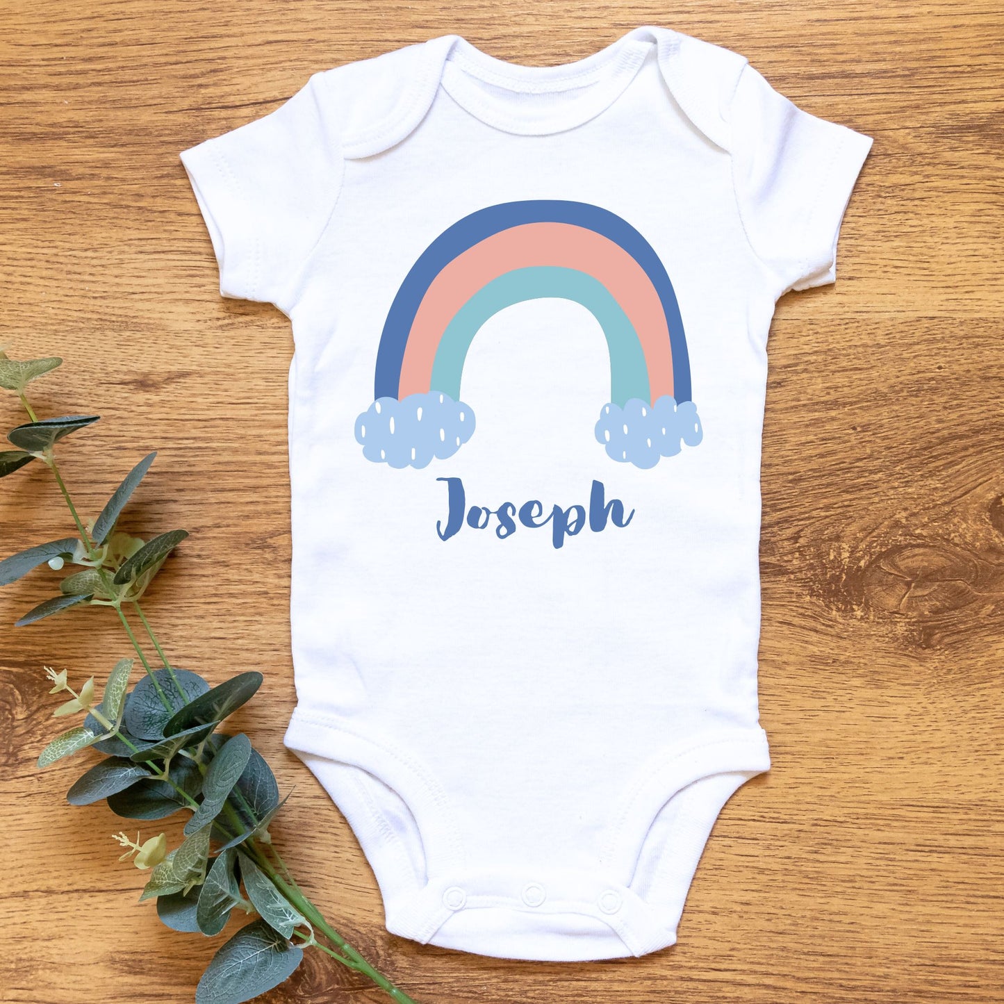 Personalized "Magical Rainbow" Baby Romper