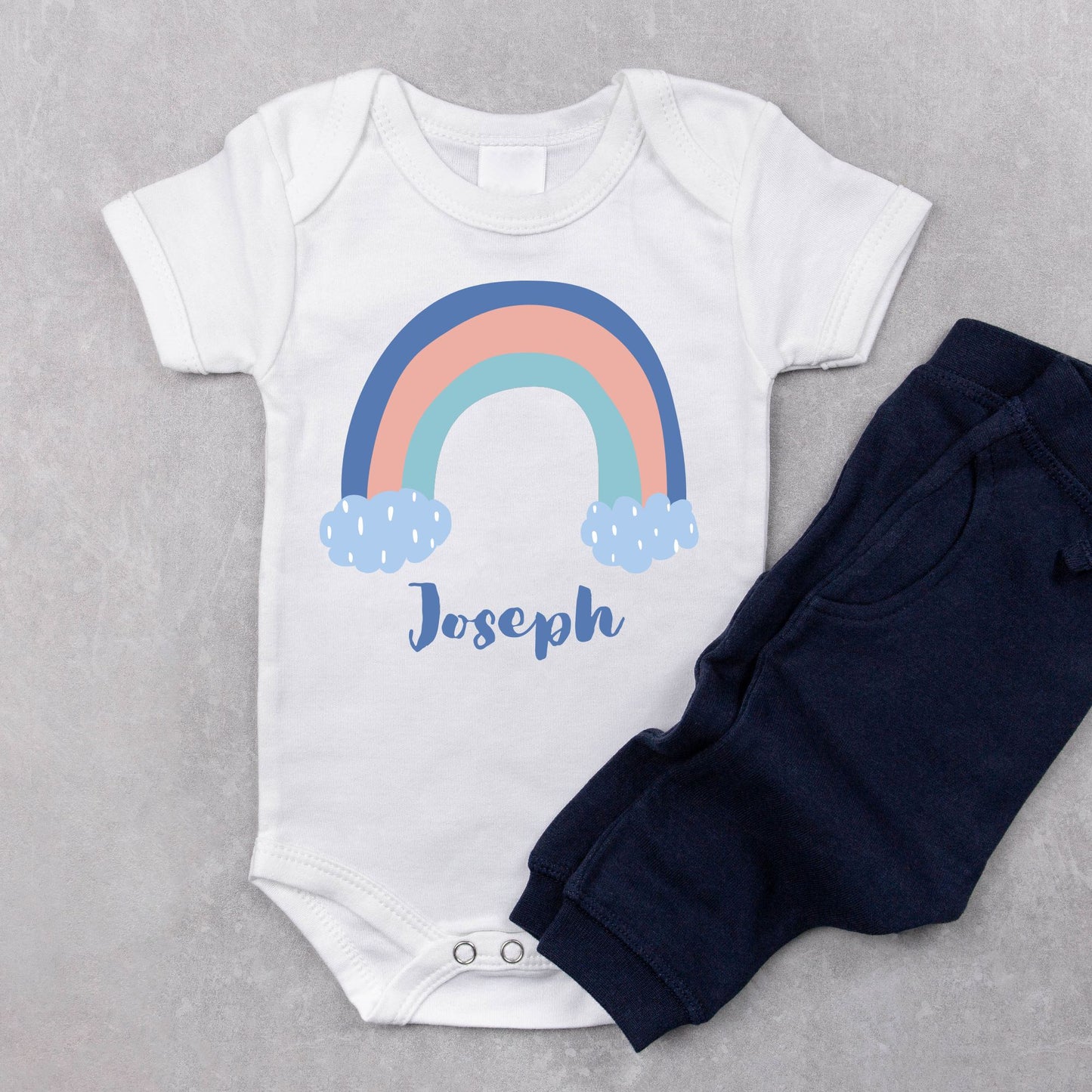 Personalized "Magical Rainbow" Baby Romper