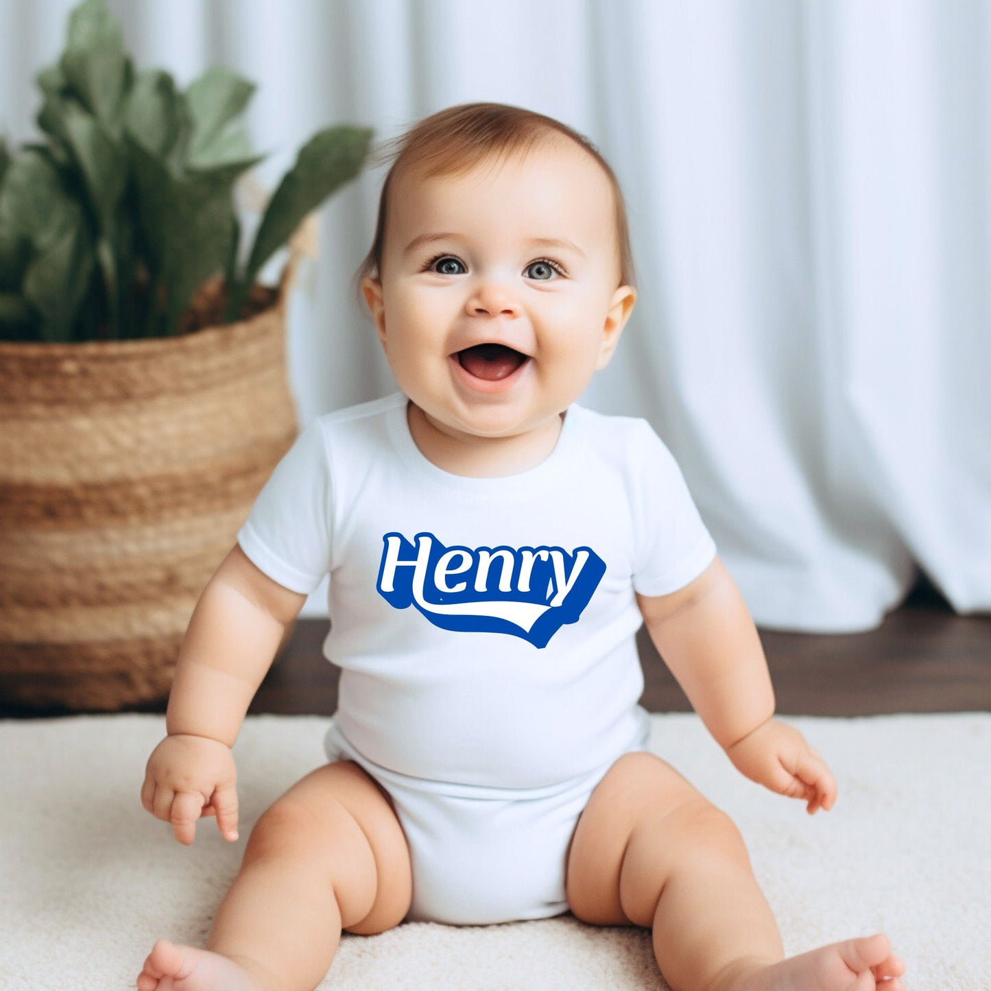 Personalized "Name Delight" Baby Romper / Baby Tees