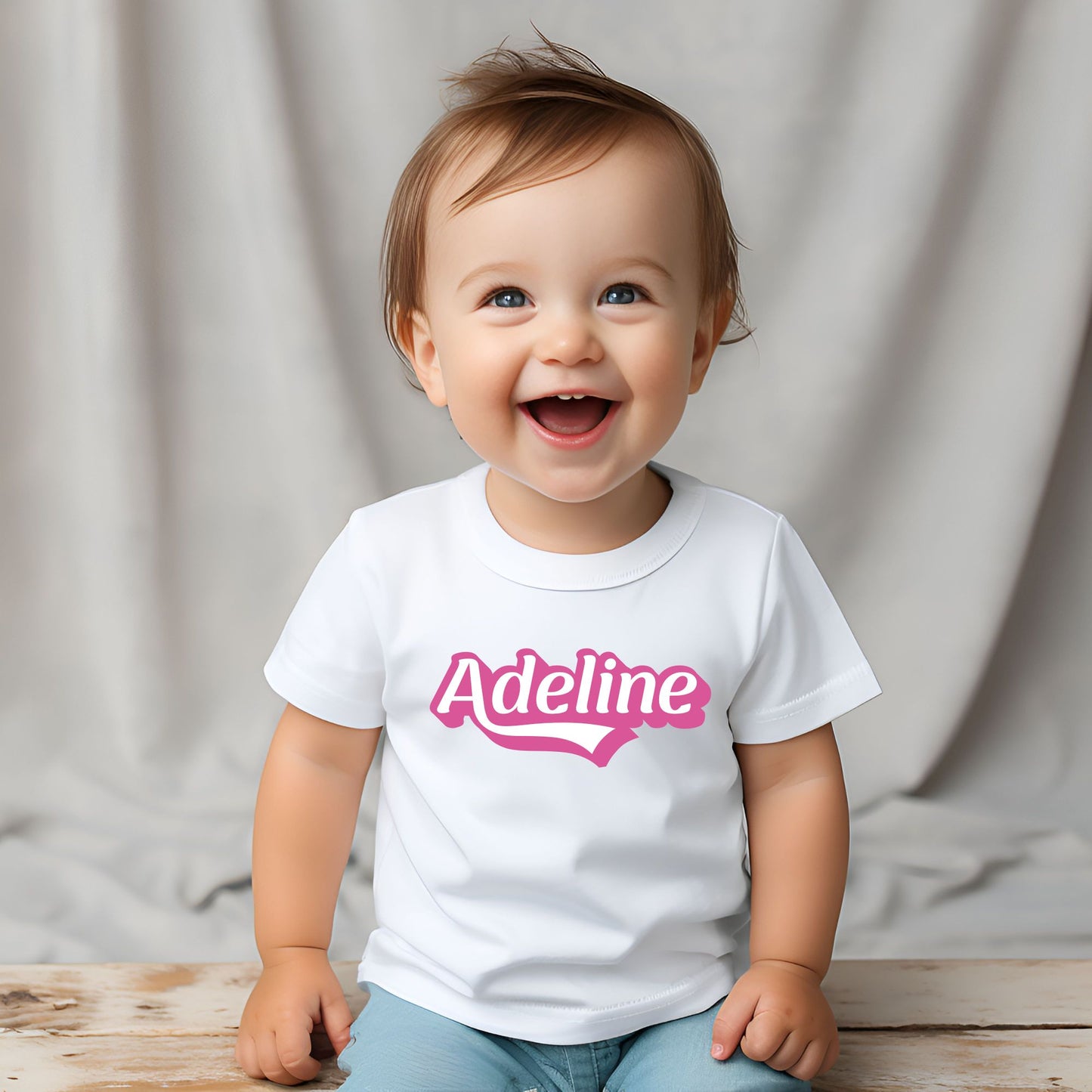 Personalized "Name Delight" Baby Romper / Baby Tees